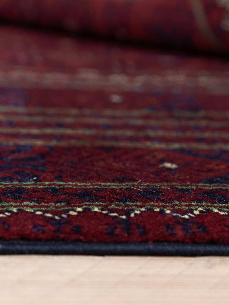 12975 Large Fine Afghan Kunduz Carpet 194x285cm (6.4 x 9.4ft)