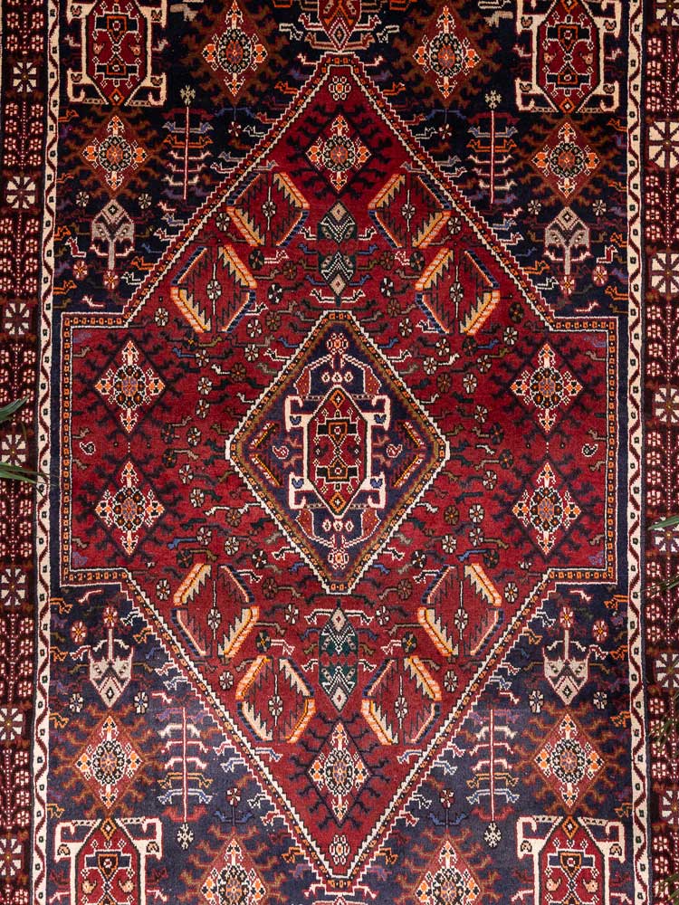 4830 Qashqai Garaee Handknotted Rug 143x217cm (4.8 x 7.1ft)