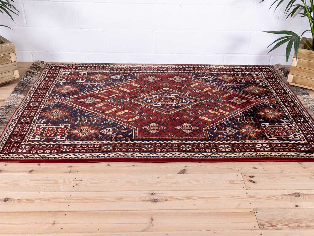 4830 Qashqai Garaee Handknotted Rug 143x217cm (4.8 x 7.1ft)