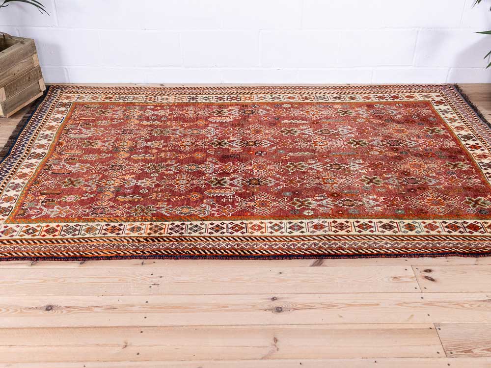 4857 Kashkuli Qashqai Oriental Carpet 145x234cm (4.9 x 7.8ft)