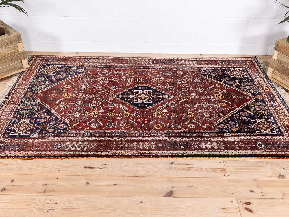 4894 Koohi Qashqai Oriental Rug 120x196cm (3.11 x 6.5ft)