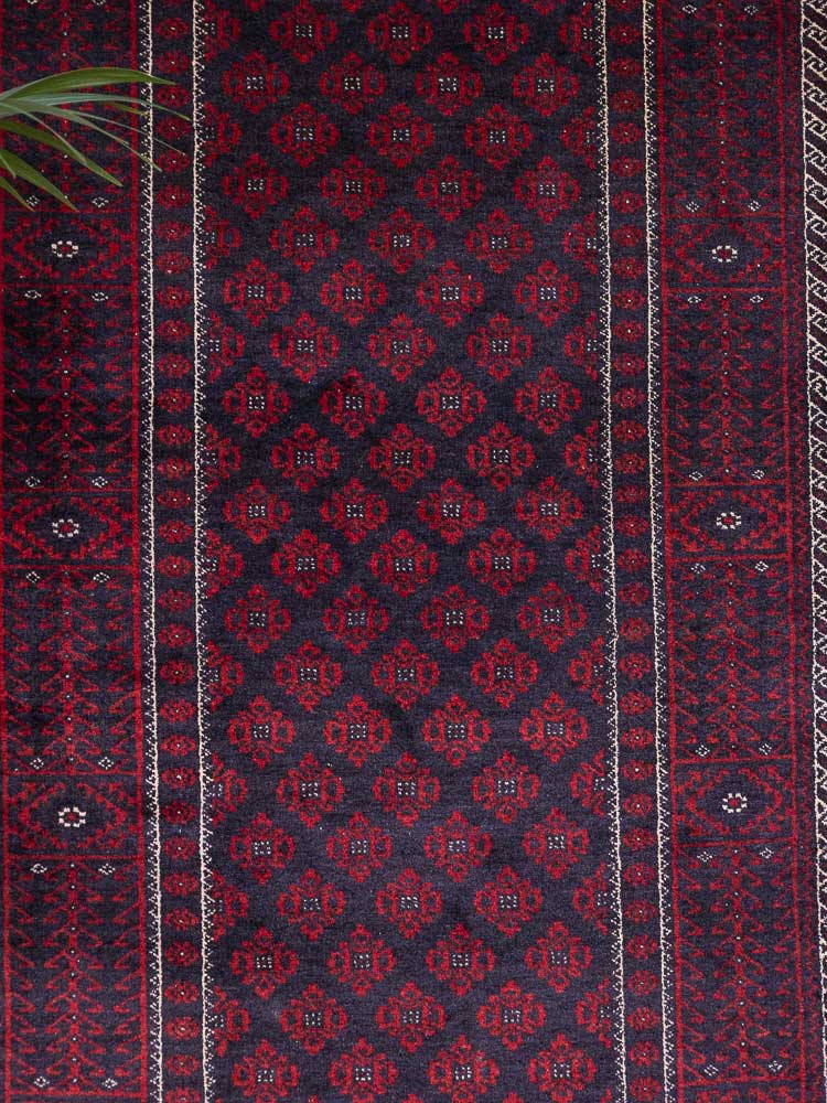 6001 Oriental Mashad Baluch Rug 98x198cm (3.2 x 6.6ft)