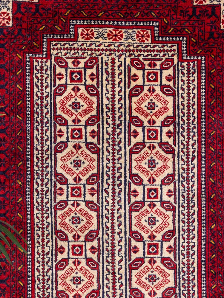 6003 Mashad Baluch Rug 96x199cm (3.1 x 6.6ft)