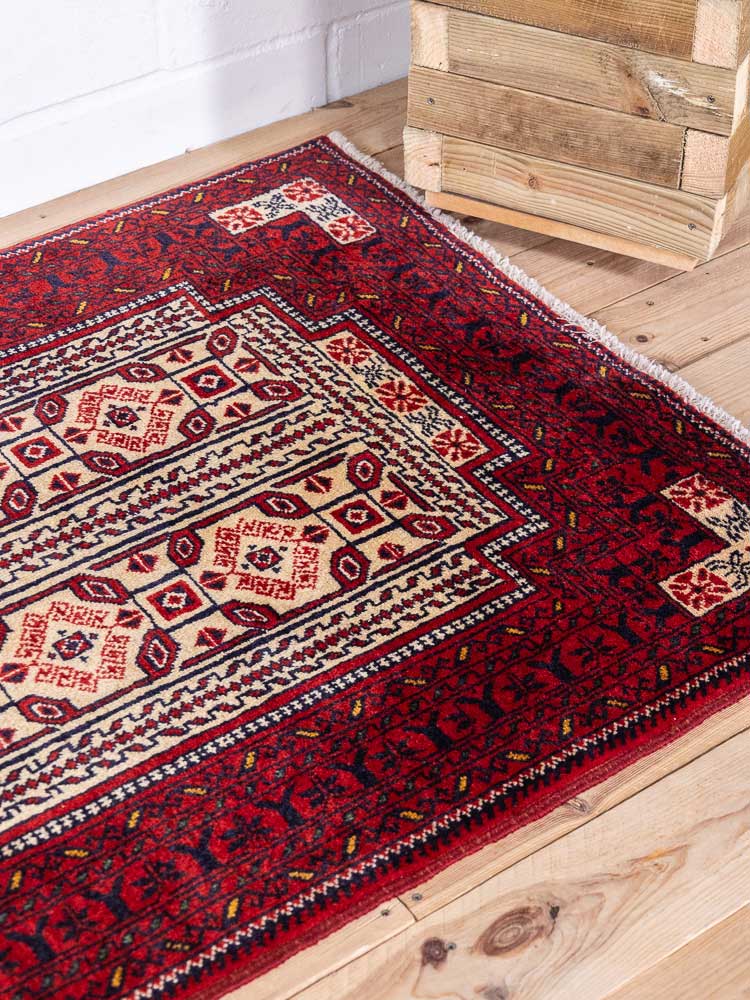 6003 Mashad Baluch Rug 96x199cm (3.1 x 6.6ft)