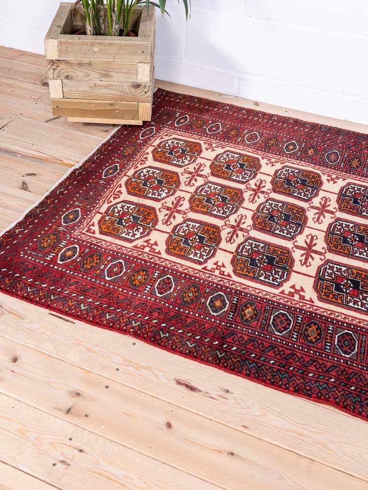 6039 Mashad Baluch Rug 122x191cm (4 x 6.3ft)