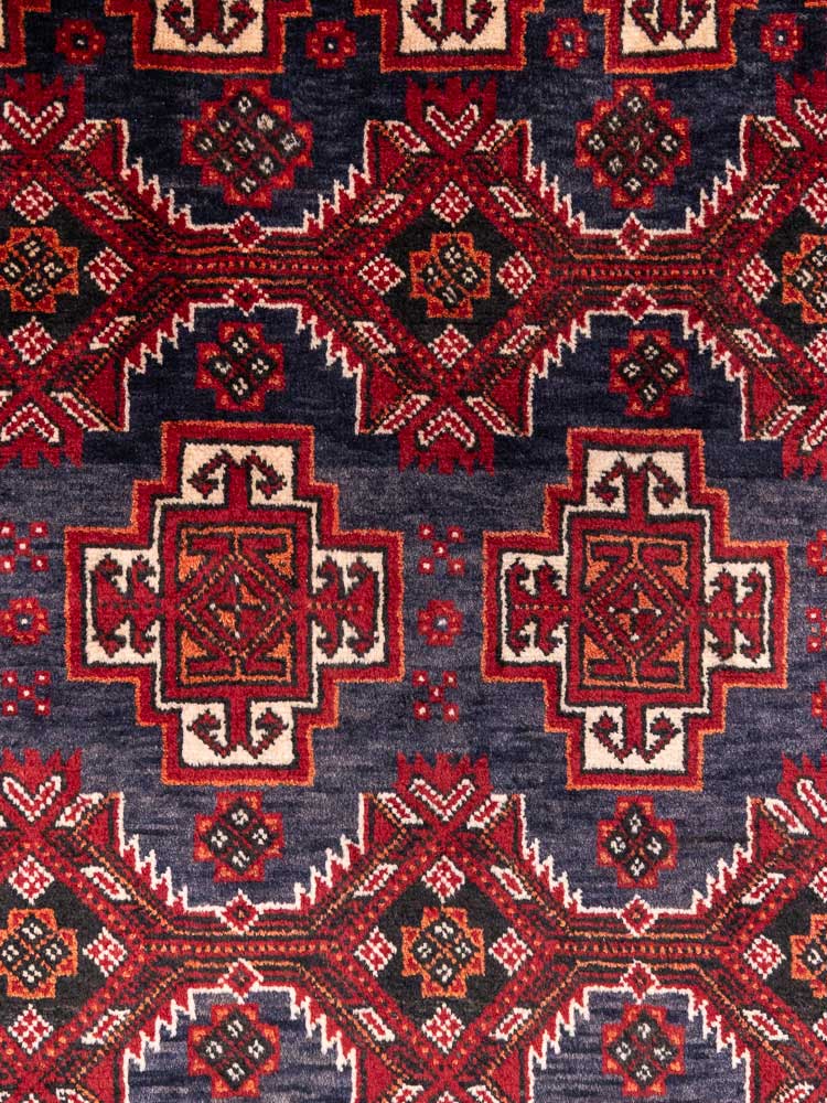 8608 Tribal Mashad Baluch Rug 110x192cm (3.7 x 6.3ft)