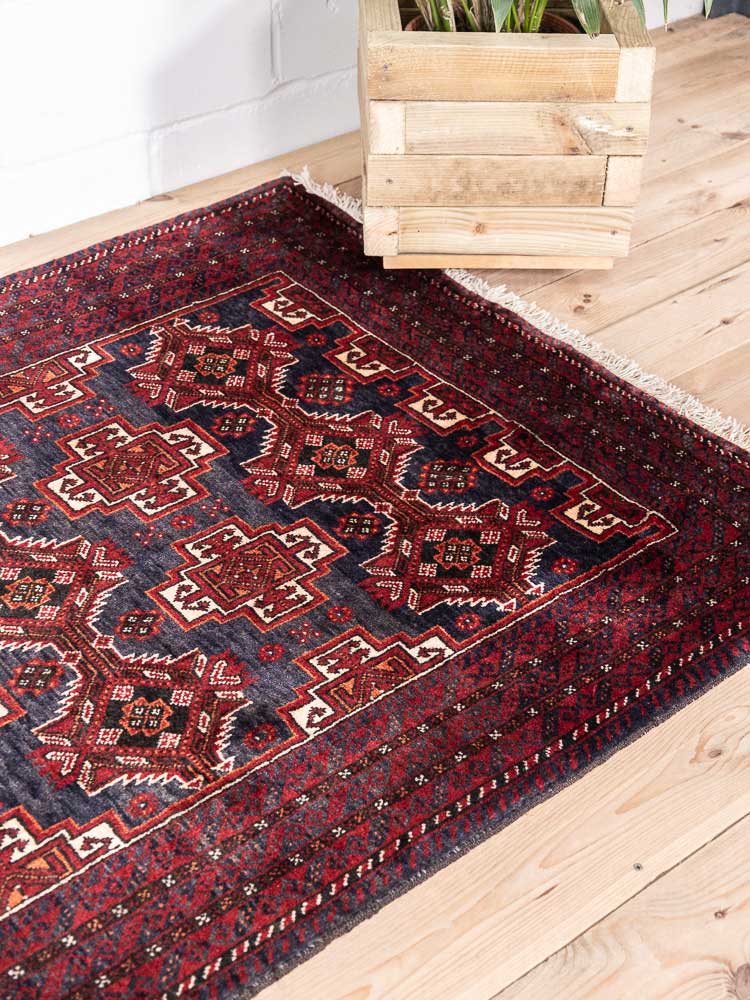 8608 Tribal Mashad Baluch Rug 110x192cm (3.7 x 6.3ft)