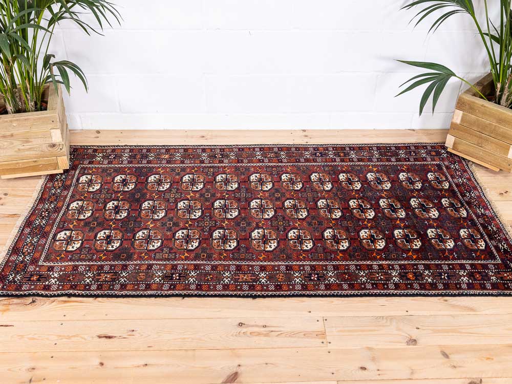 8626 Tribal Mashad Baluch Rug 103x202cm (3.4 x 6.7ft)