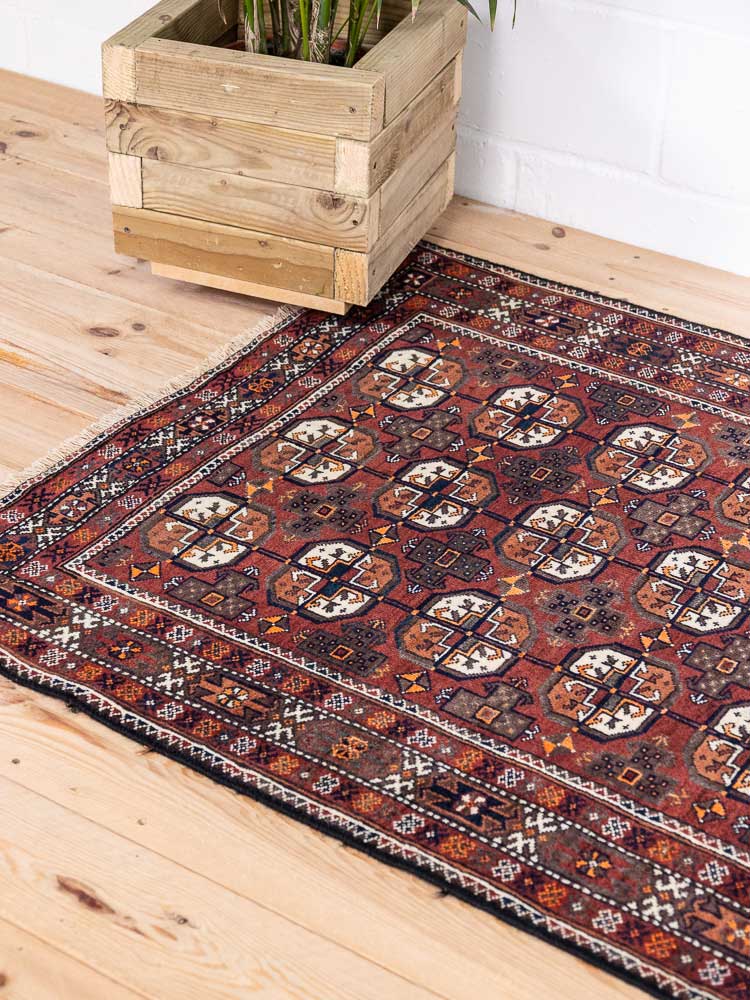 8626 Tribal Mashad Baluch Rug 103x202cm (3.4 x 6.7ft)