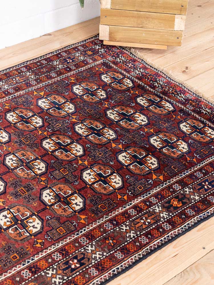 8626 Tribal Mashad Baluch Rug 103x202cm (3.4 x 6.7ft)