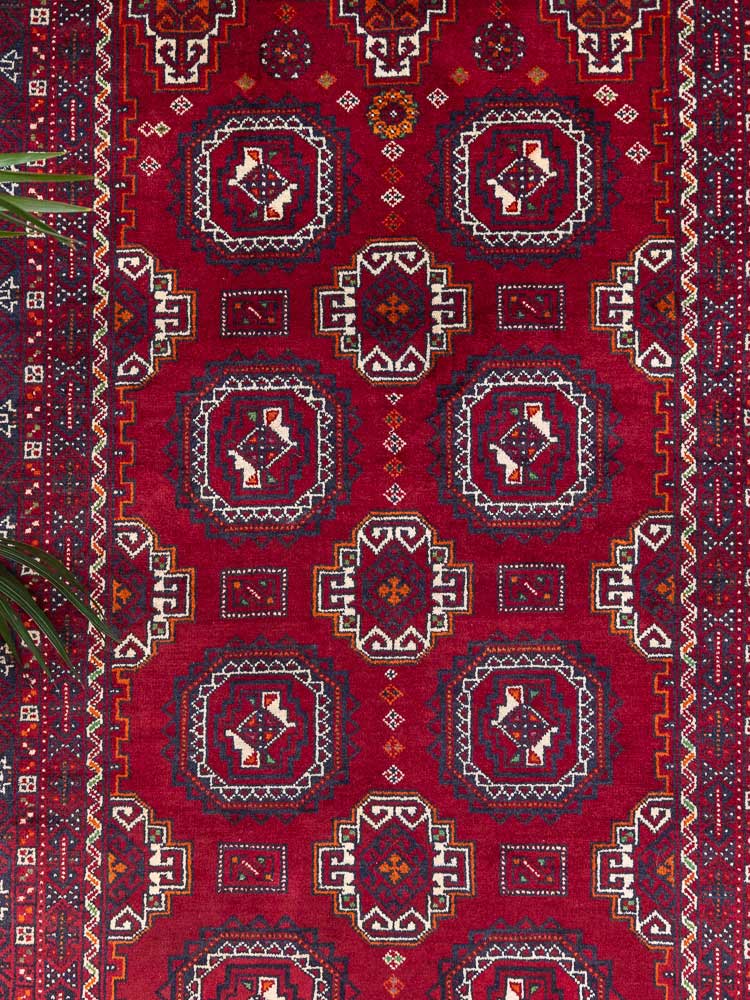 8887 Mashad Baluch Oriental Rug 109x203cm (3.7 x 6.8ft)