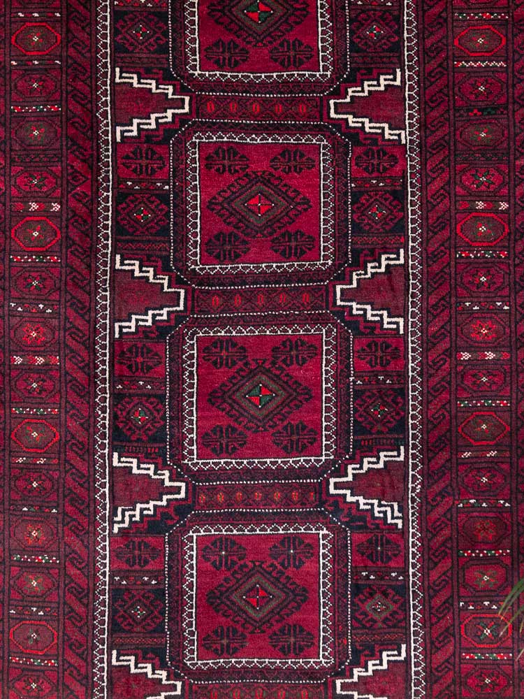 8897 Mashad Baluch Oriental Rug 122x242cm (4 x 7.11ft)