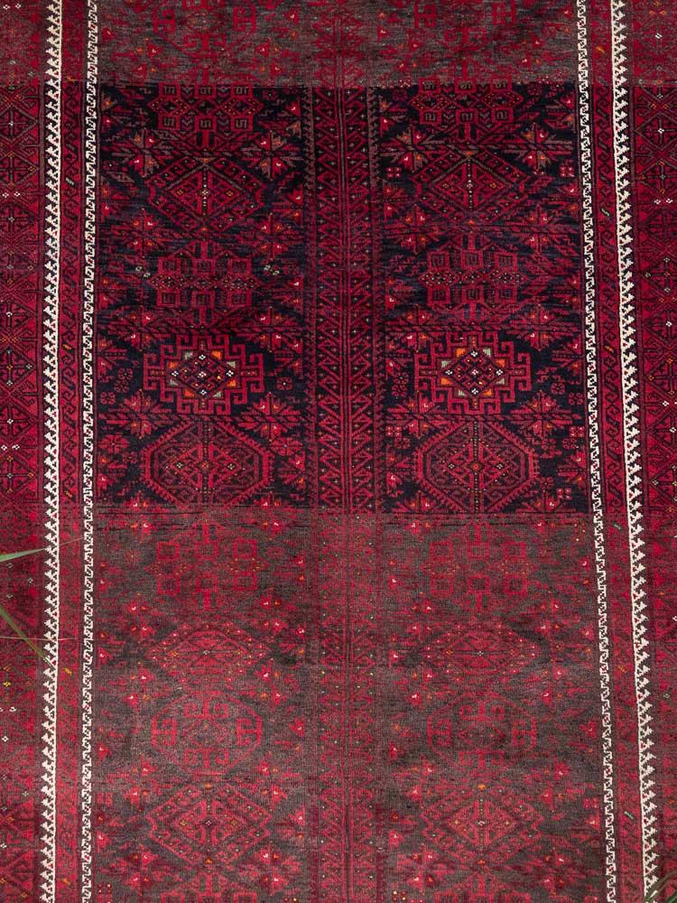 8907 Mashad Baluch Oriental Rug 128x220cm (4.2 x 7.2ft)