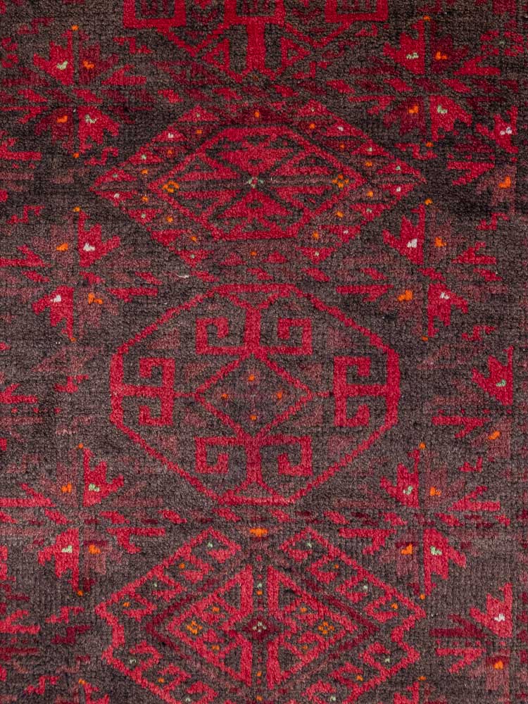 8907 Mashad Baluch Oriental Rug 128x220cm (4.2 x 7.2ft)