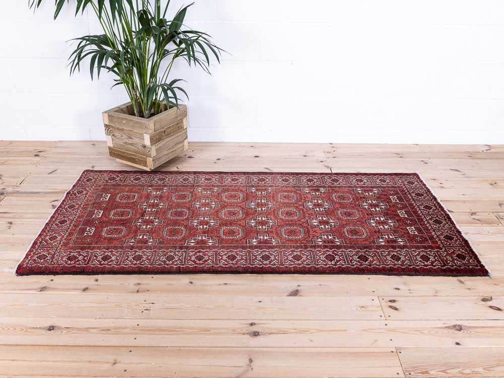 8921 Mashad Baluch Oriental Rug 98x200cm (3.2 x 6.6ft)