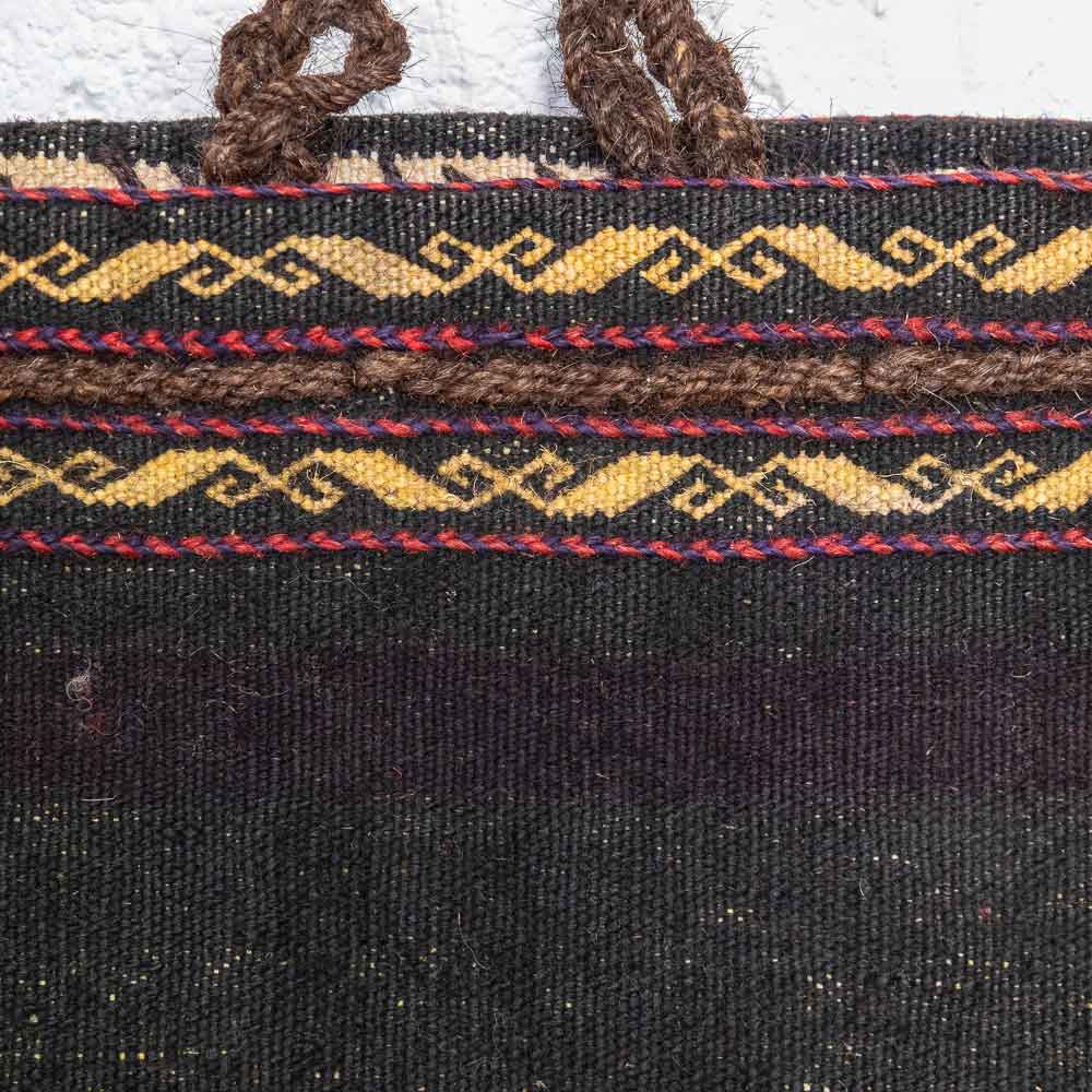 CC1548 Vintage Tribal Afghan Baluch Carpet Cushion Cover 38x40cm (1.3 x 1.3ft)