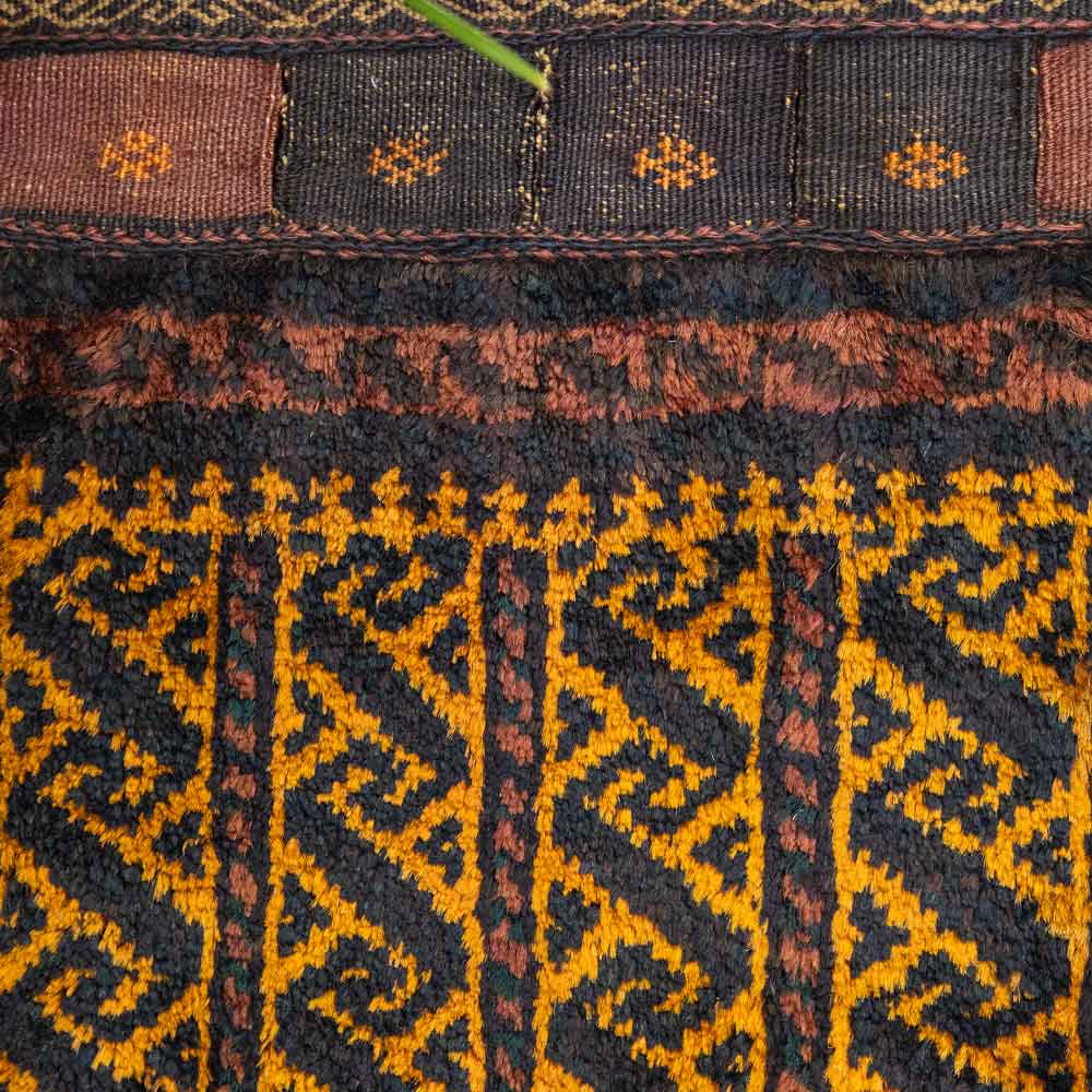 CC1553 Vintage Tribal Afghan Baluch Carpet Cushion Cover 42x42cm (1.4 x 1.4ft)
