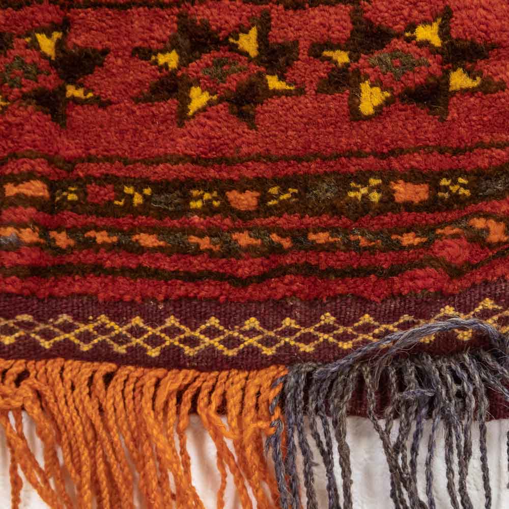 CC1556 Vintage Tribal Afghan Baluch Carpet Cushion Cover 46x48cm (1.6 x 1.7ft)