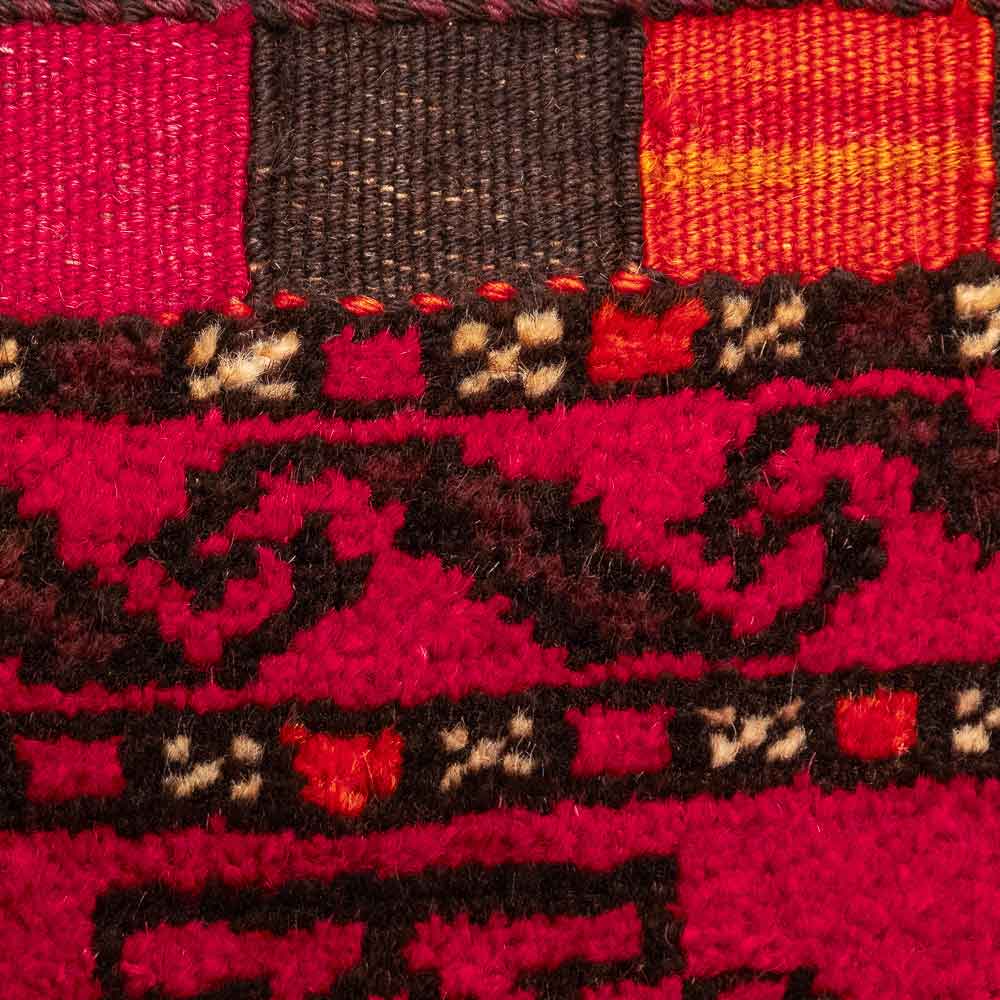CC1558 Vintage Tribal Afghan Baluch Carpet Cushion Cover 47x50cm (1.6 x 1.7ft)