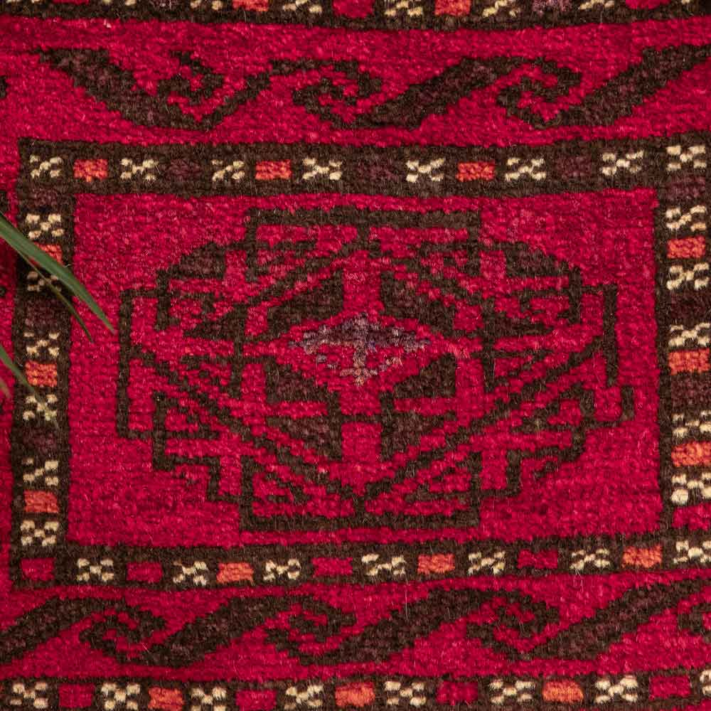 CC1560 Vintage Tribal Afghan Baluch Carpet Cushion Cover 46x49cm (1.6 x 1.7ft)