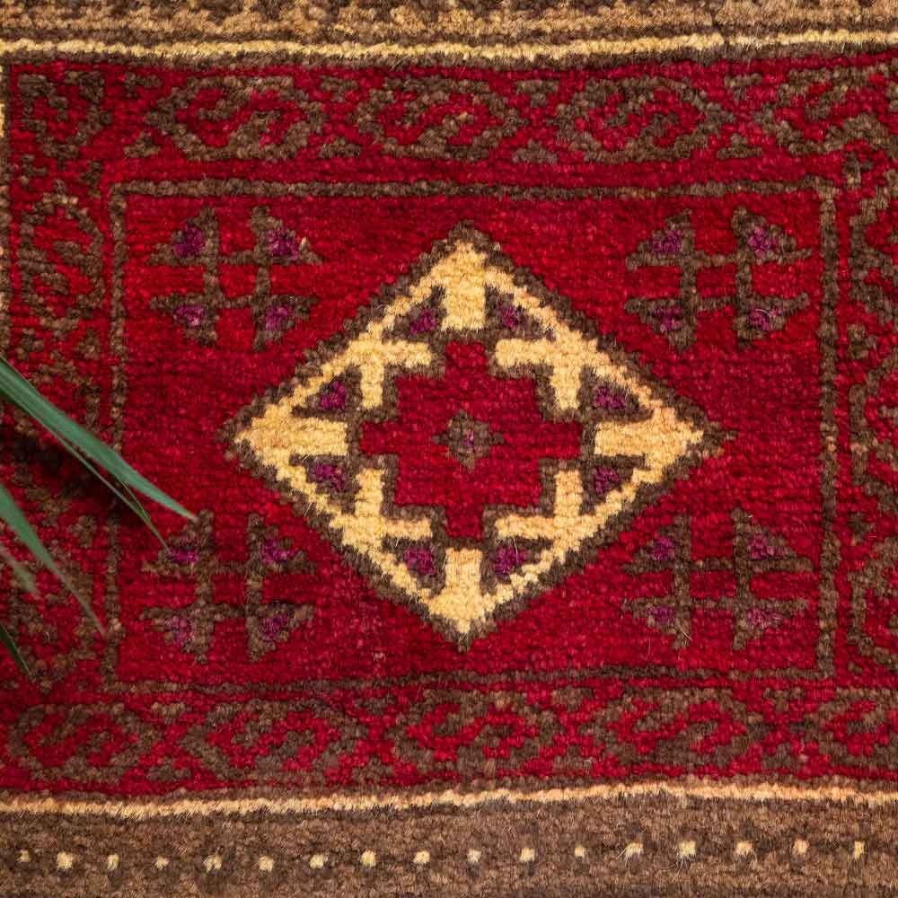 CC1571 Vintage Tribal Afghan Baluch Carpet Cushion Cover 42x47cm (1.4 x 1.6ft)
