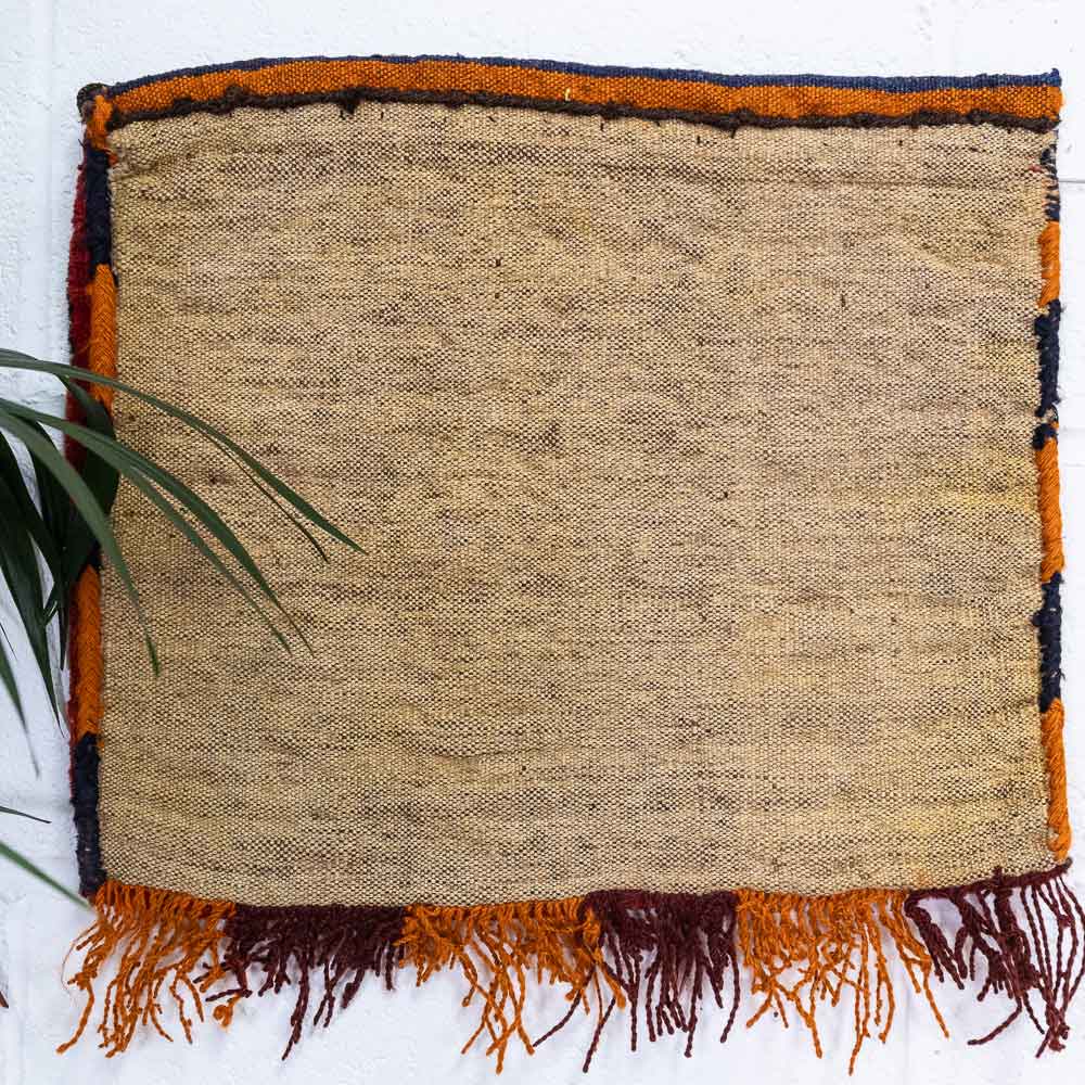 CC1572 Vintage Tribal Afghan Baluch Carpet Cushion Cover 41x48cm (1.4 x 1.7ft)