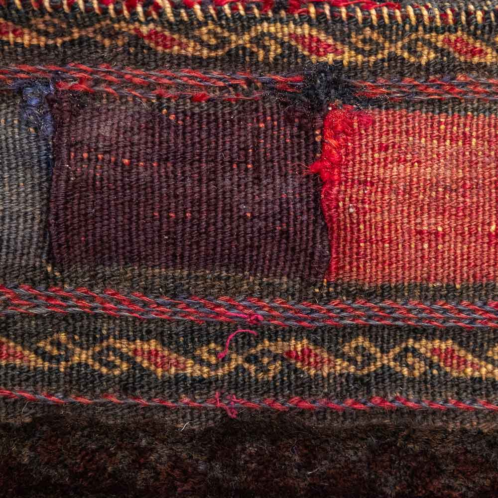 CC1574 Vintage Tribal Afghan Baluch Carpet Cushion Cover 45x48cm (1.5 x 1.7ft)