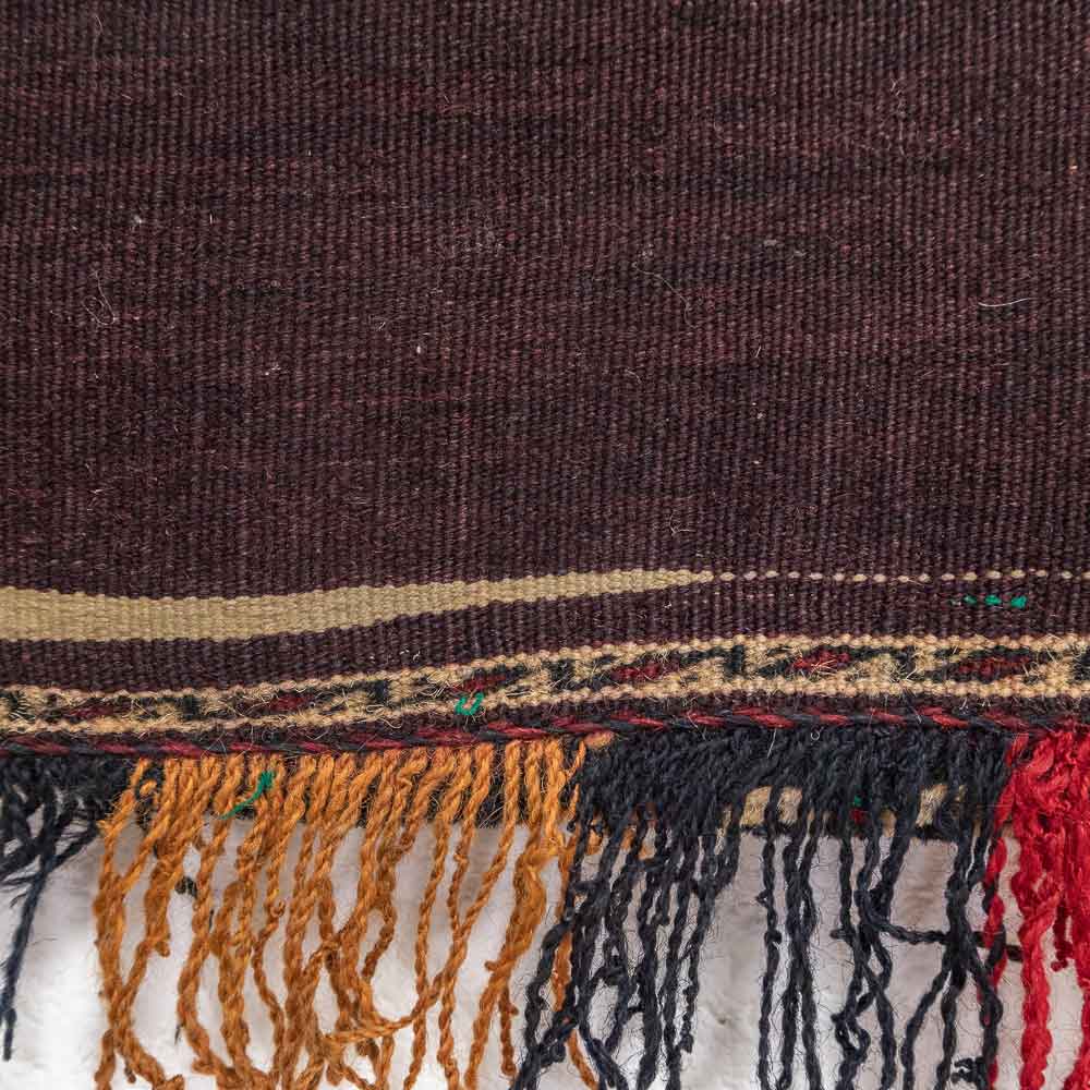 CC1576 Vintage Tribal Afghan Baluch Carpet Cushion Cover 44x45cm (1.5 x 1.5ft)