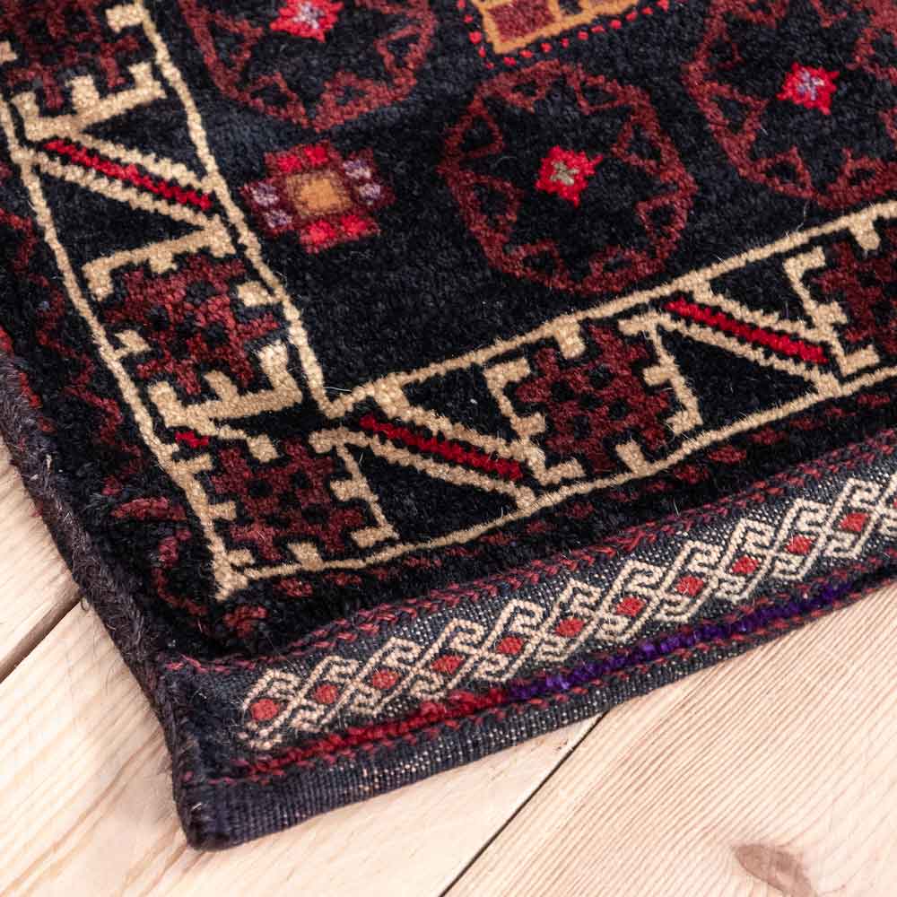 CC1580 Vintage Tribal Afghan Baluch Carpet Cushion Cover 57x69cm (1.10 x 2.3ft)