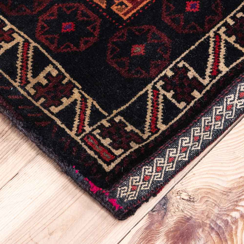 CC1582 Vintage Tribal Afghan Baluch Carpet Cushion Cover 60x72cm (1.11 x 2.4ft)