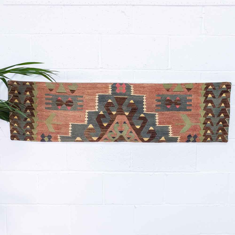 KC2361 Long Turkish Kilim Bolster Cushion Cover 40x146cm