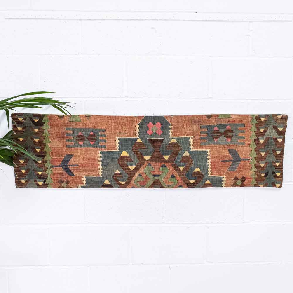 KC2362 Long Turkish Kilim Bolster Cushion Cover 40x145cm