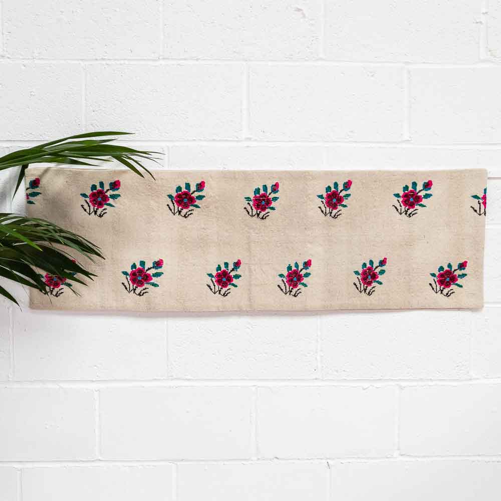 KC2363 Long Turkish Kilim Bolster Cushion Cover 40x129cm