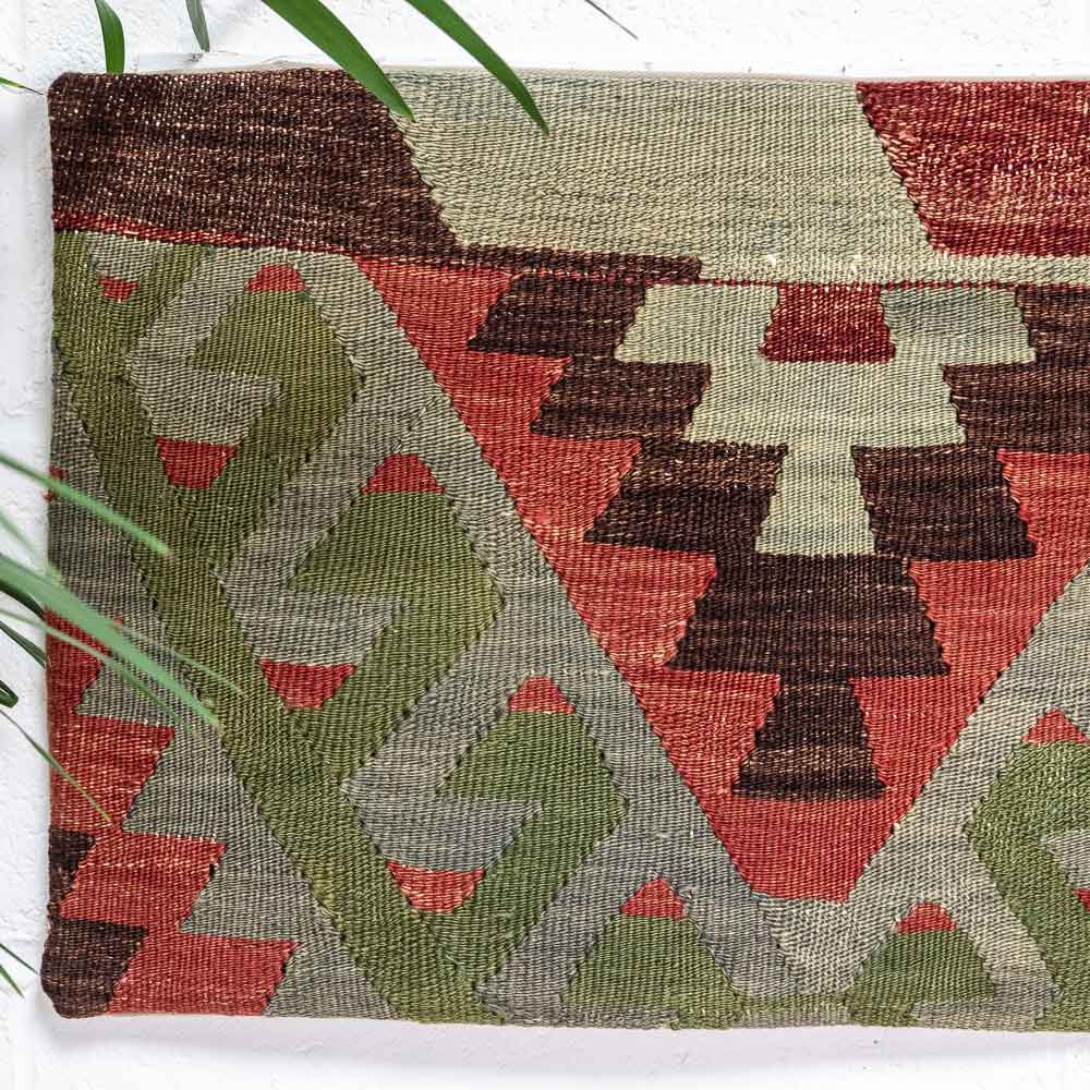 KC2365 Long Turkish Kilim Bolster Cushion Cover 40x161cm