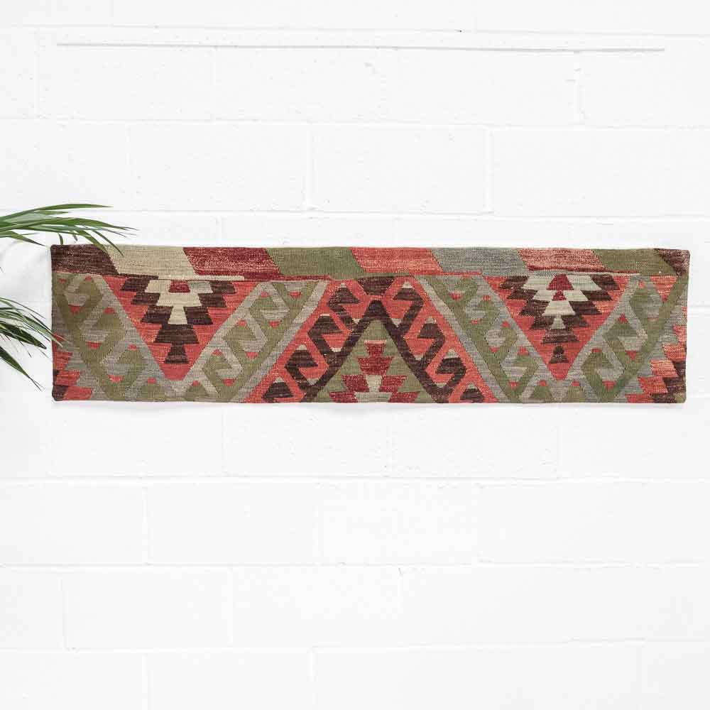 KC2365 Long Turkish Kilim Bolster Cushion Cover 40x161cm