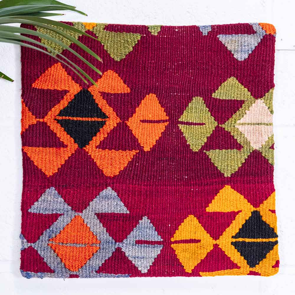 KC2368 Turkish Kilim Cushion Cover 40x40cm