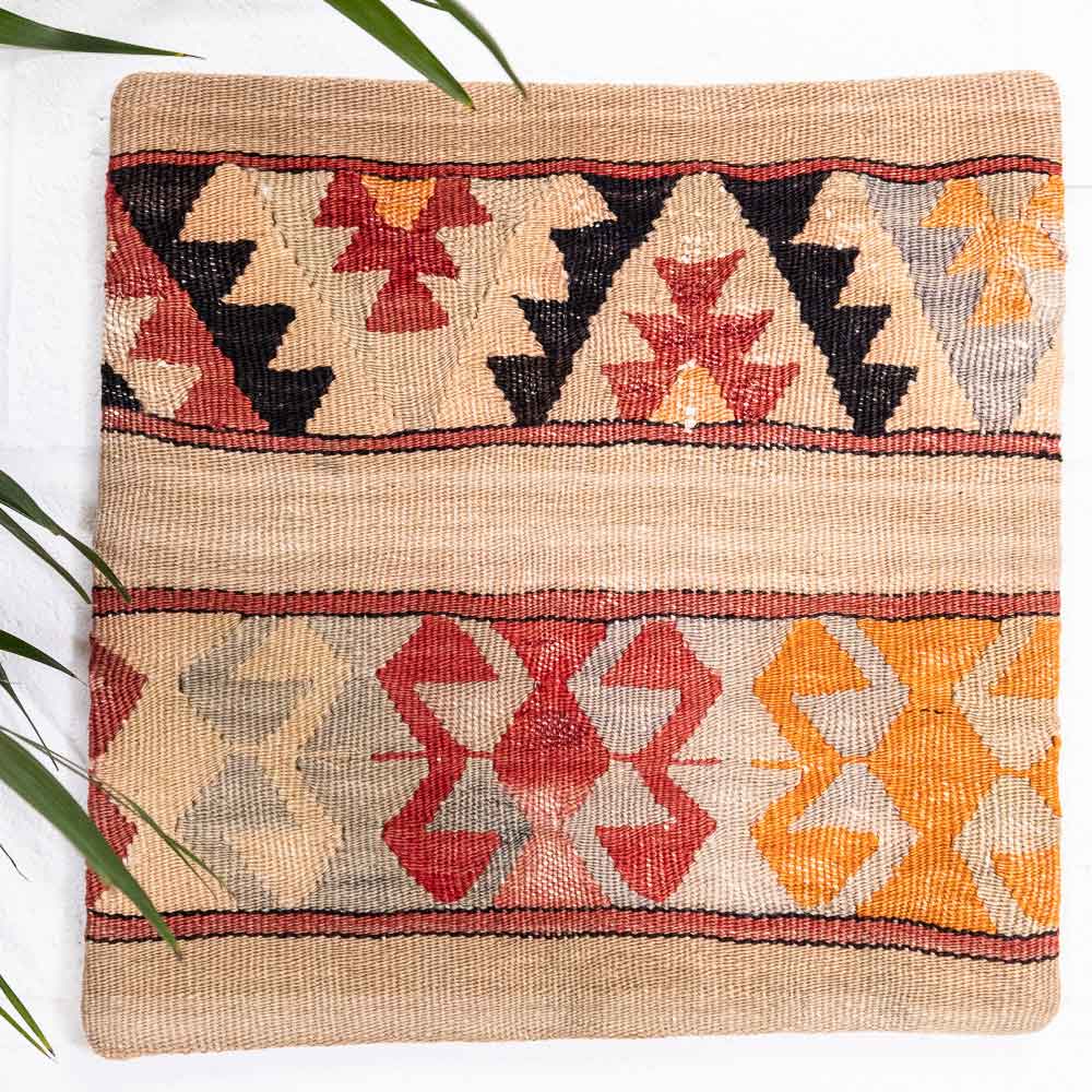 KC2370 Turkish Kilim Cushion Cover 40x40cm