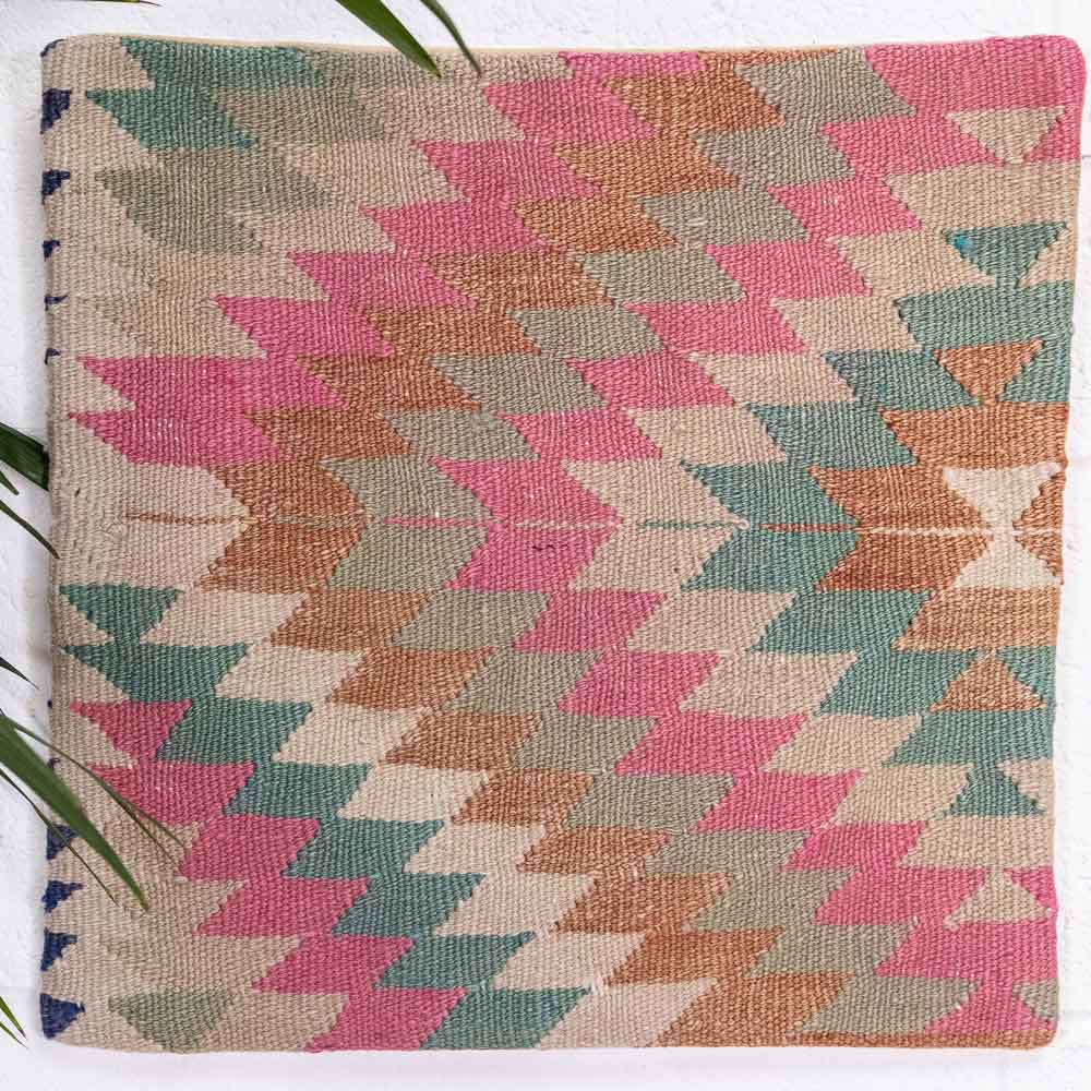 KC2371 Turkish Kilim Cushion Cover 40x40cm