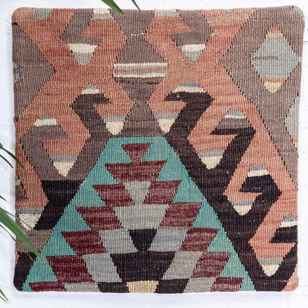 KC2374 Turkish Kilim Cushion Cover 40x40cm