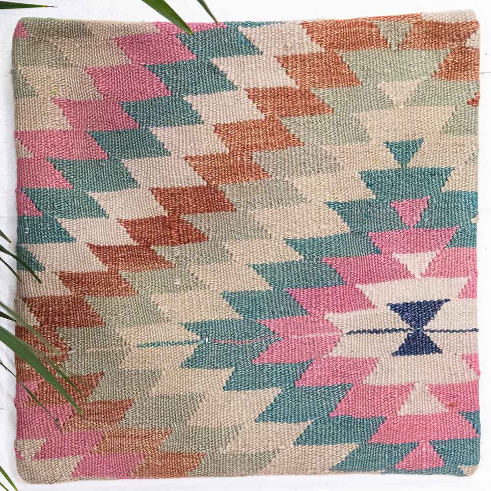 KC2387 Turkish Kilim Cushion Cover 40x40cm