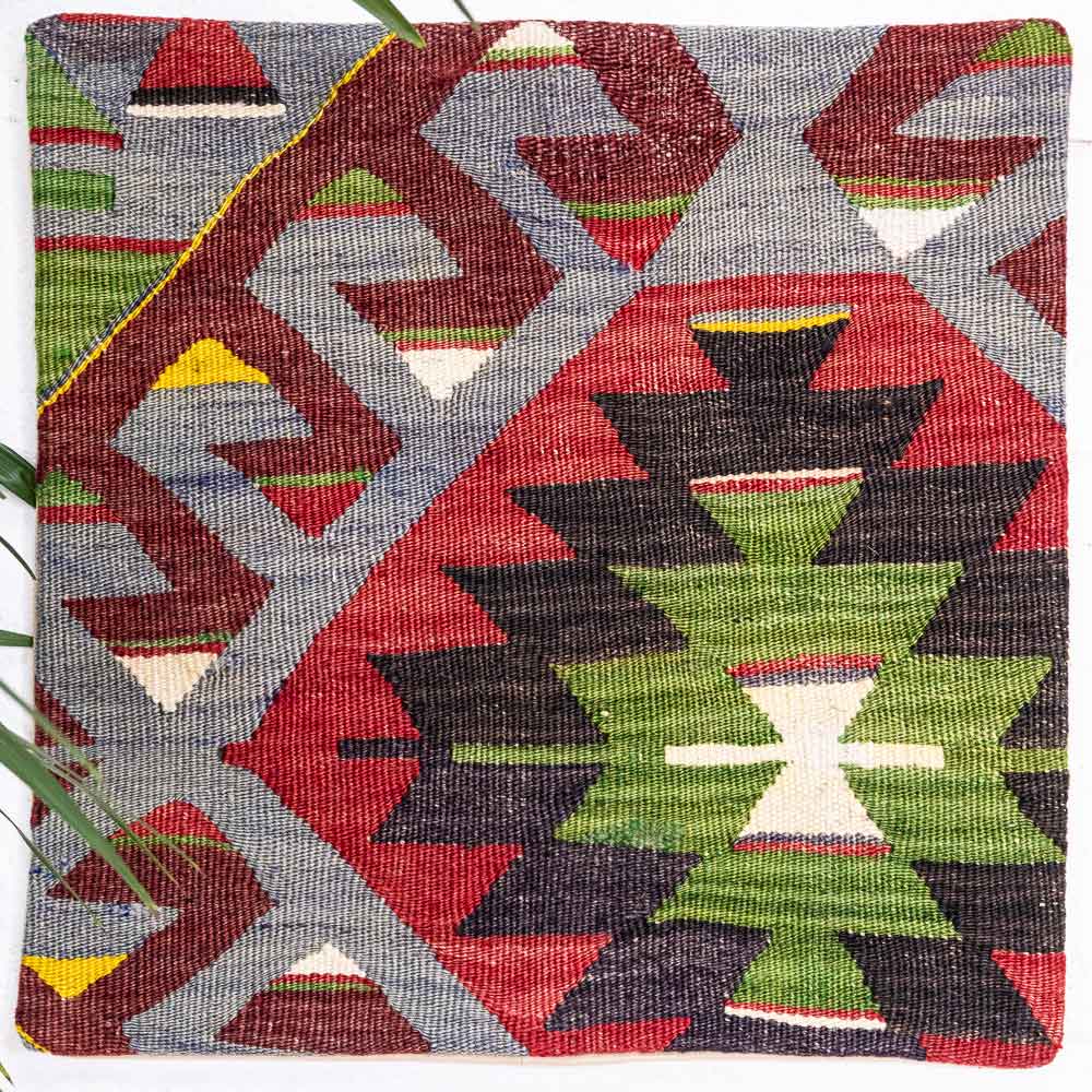 KC2389 Turkish Kilim Cushion Cover 40x40cm