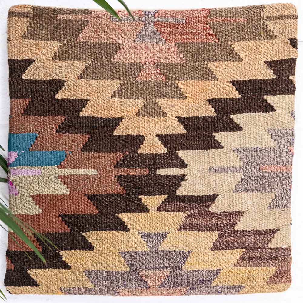 KC2398 Turkish Kilim Cushion Cover 40x40cm