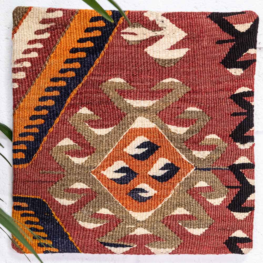 KC2406 Turkish Kilim Cushion Cover 35x35cm