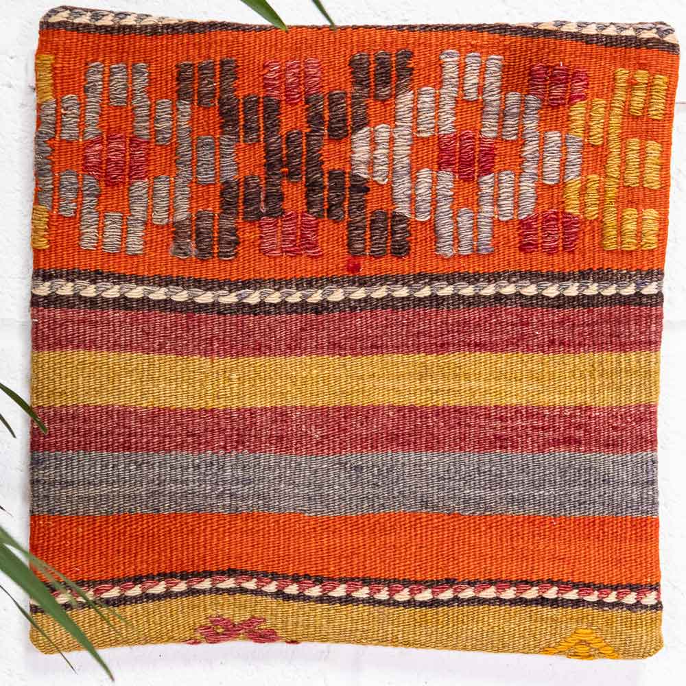 KC2412 Turkish Kilim Cushion Cover 35x35cm