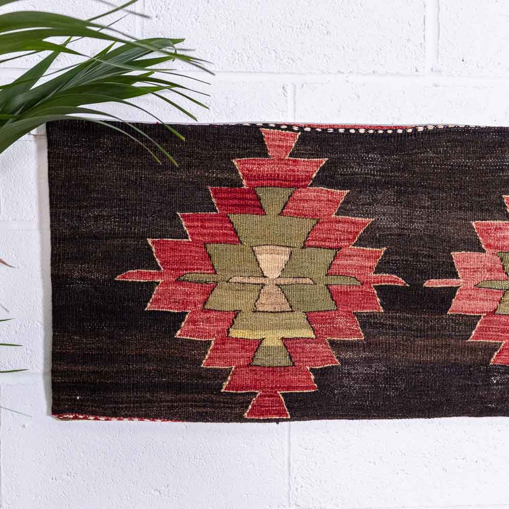 KC2475 Large Long Turkish Kilim Bolster Cushion Cover 45x144cm