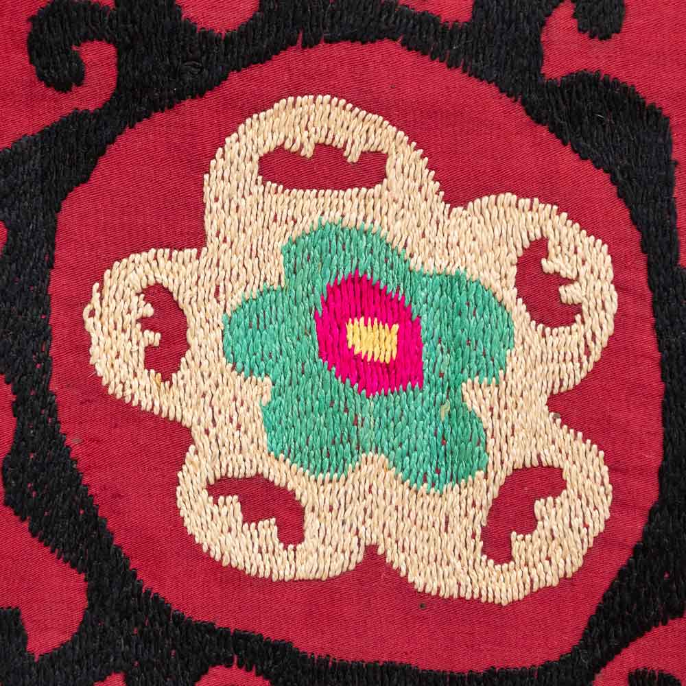 SC720 Uzbek Embroidered Suzani Cushion Cover 46x46cm