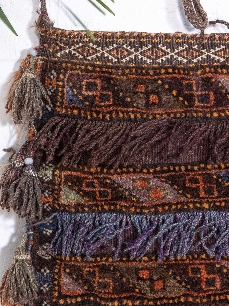 TT605 Afghan Baluch Carpet Bag