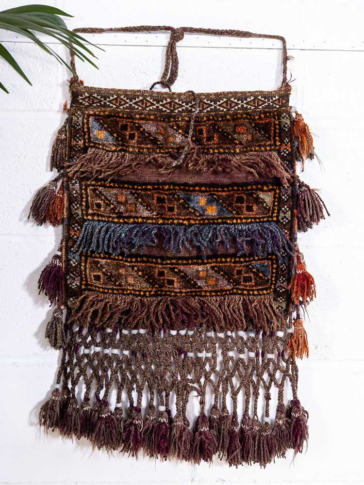 TT605 Afghan Baluch Carpet Bag